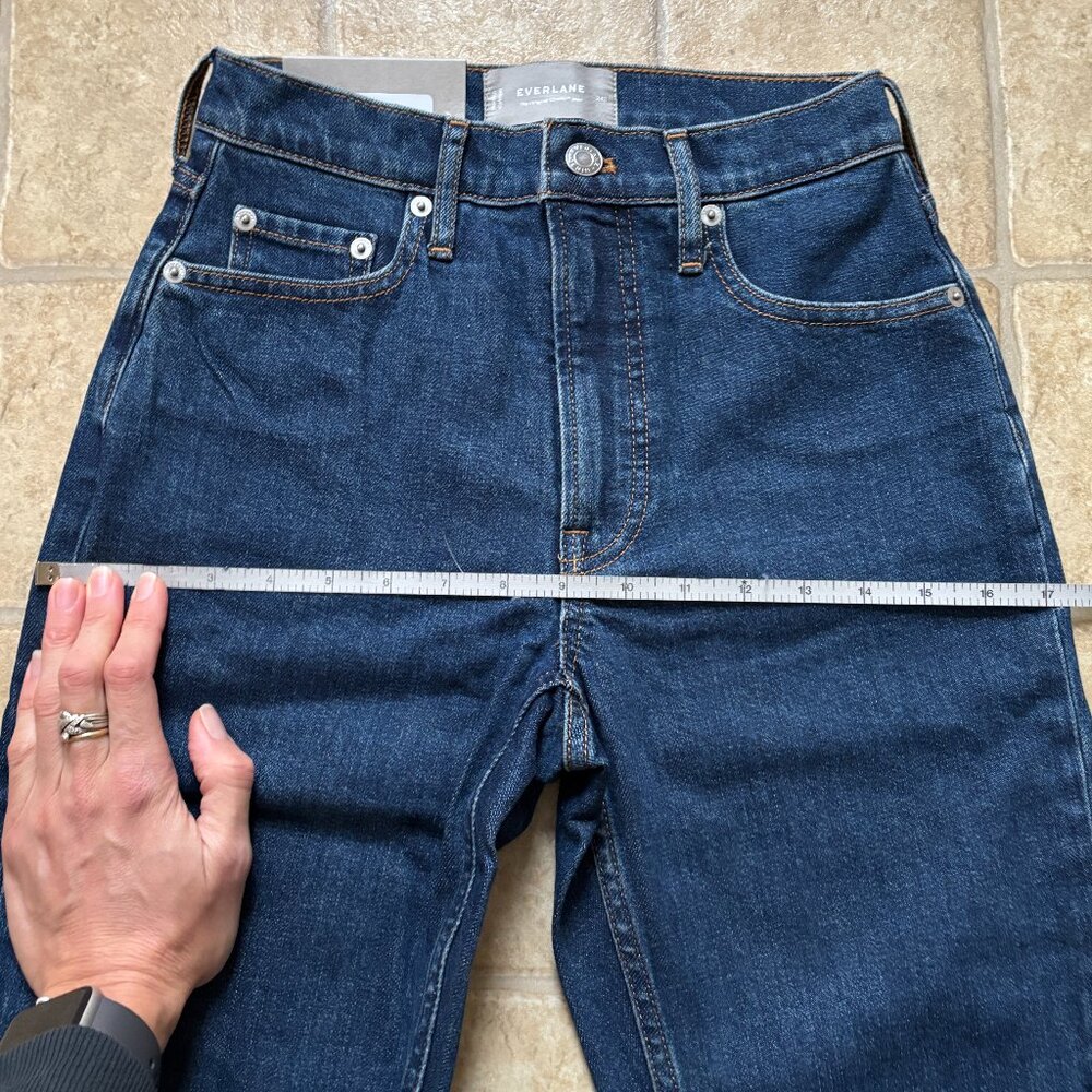 Everlane The Original Cheeky Jean - size 24, Indigo Rinse - Picture 8 of 11